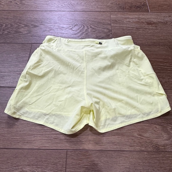 Athleta Girl Record Breaking 3" Athletic Shorts, Lemon Yellow, XL 14, Summer - Picture 3 of 11